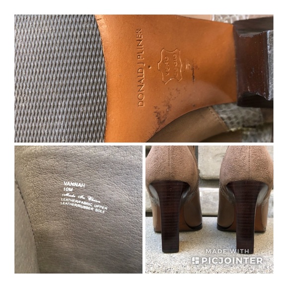 Donald Pliner Vannah Taupe Boot sz 10 - Picture 7 of 8